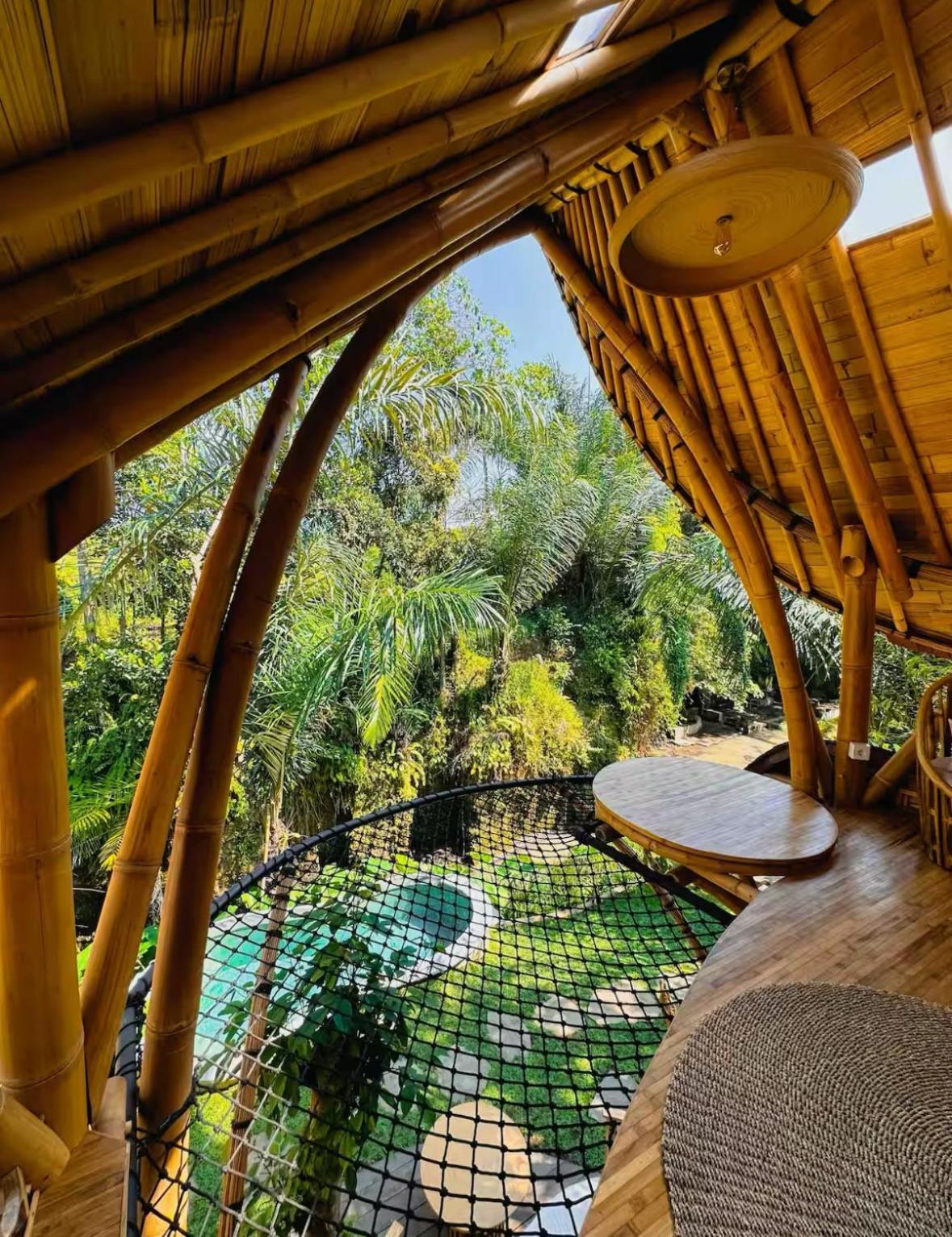 Wahem Eco Bamboo - Magical Bamboo House Ubud Bali Vila Exterior foto
