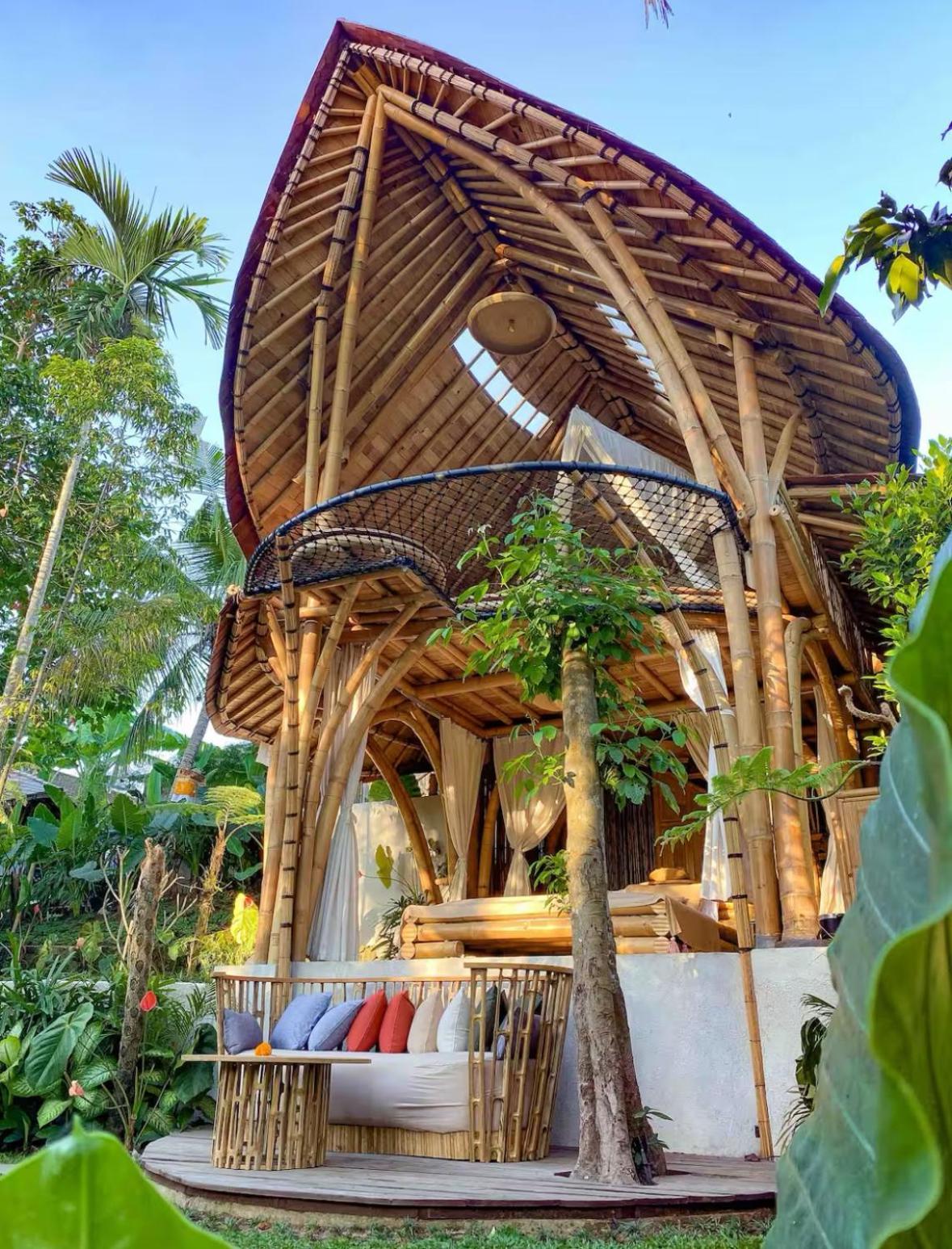 Wahem Eco Bamboo - Magical Bamboo House Ubud Bali Vila Exterior foto