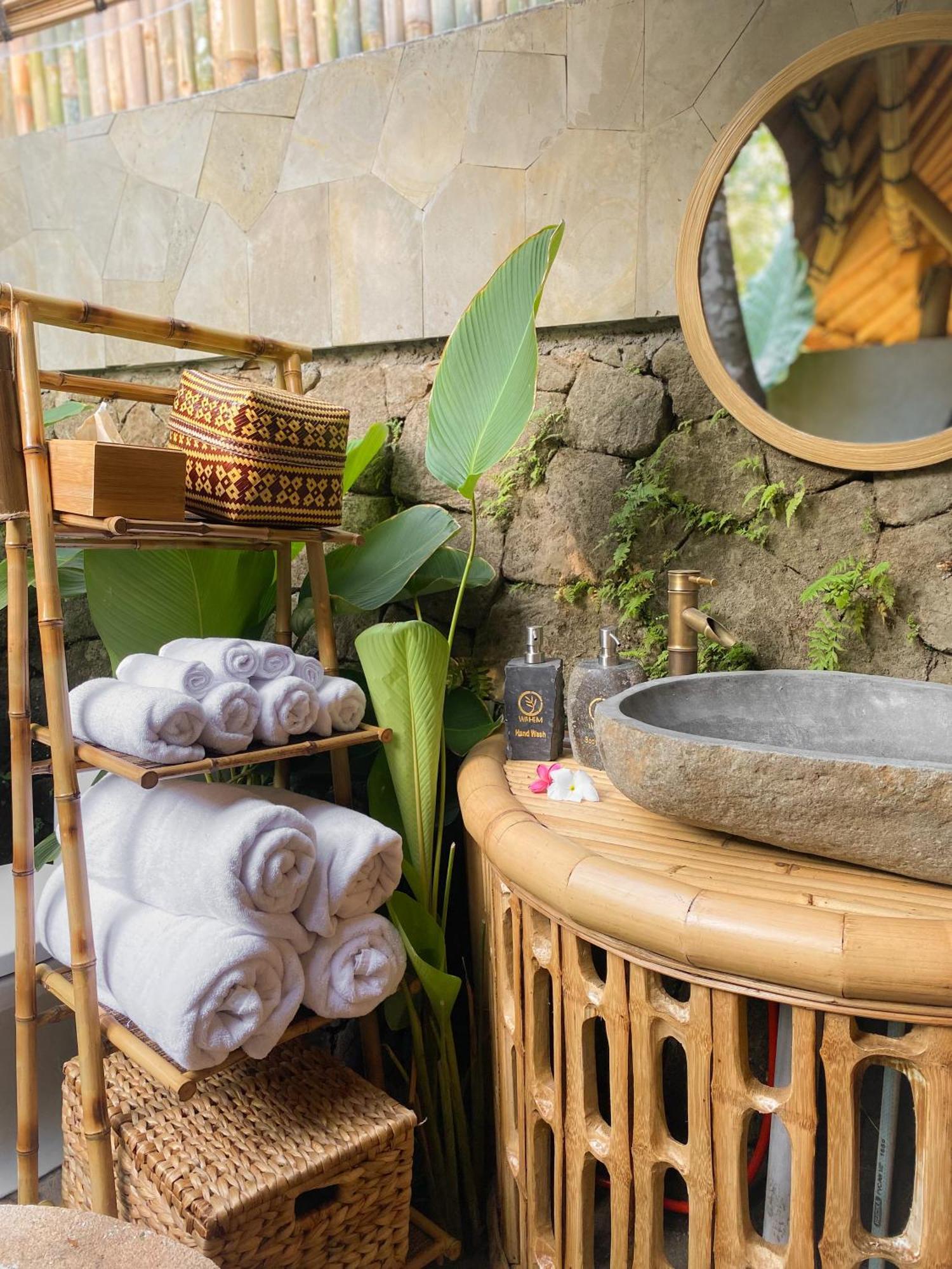 Wahem Eco Bamboo - Magical Bamboo House Ubud Bali Vila Exterior foto