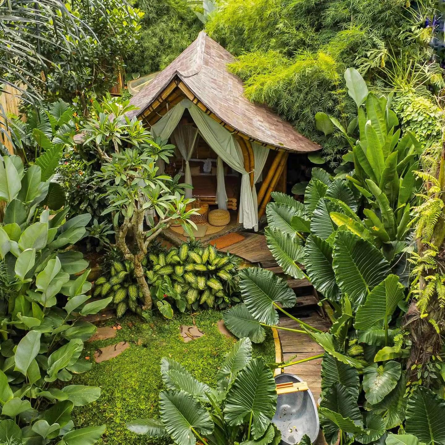 Wahem Eco Bamboo - Magical Bamboo House Ubud Bali Vila Exterior foto